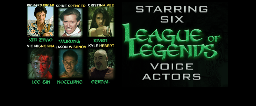 Featuring six voice actors from League of Legends